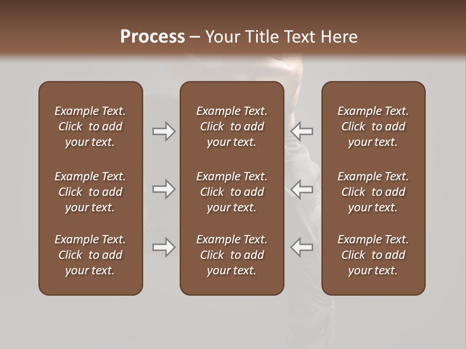 Vertical Active Boy PowerPoint Template