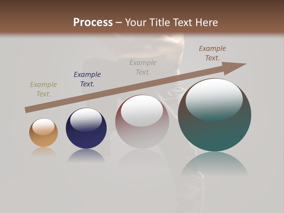 Vertical Active Boy PowerPoint Template