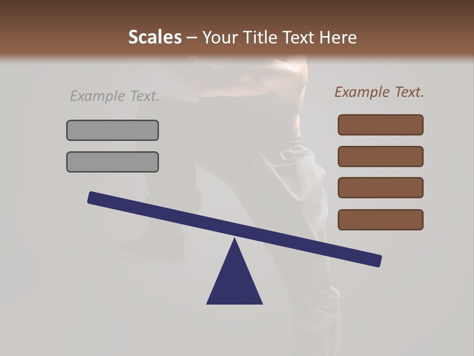 Vertical Active Boy PowerPoint Template