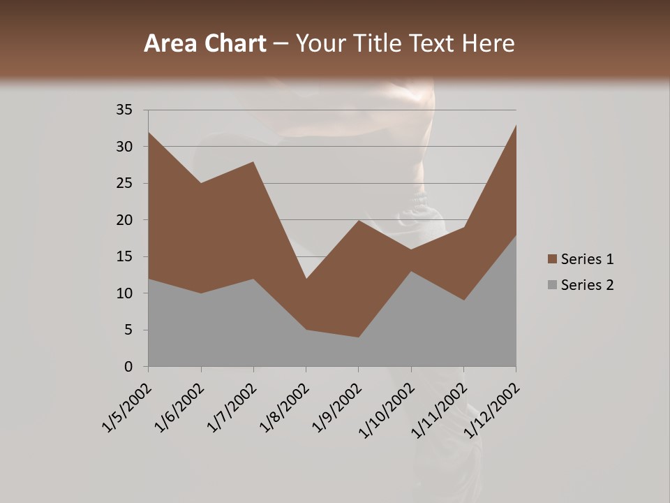 Vertical Active Boy PowerPoint Template