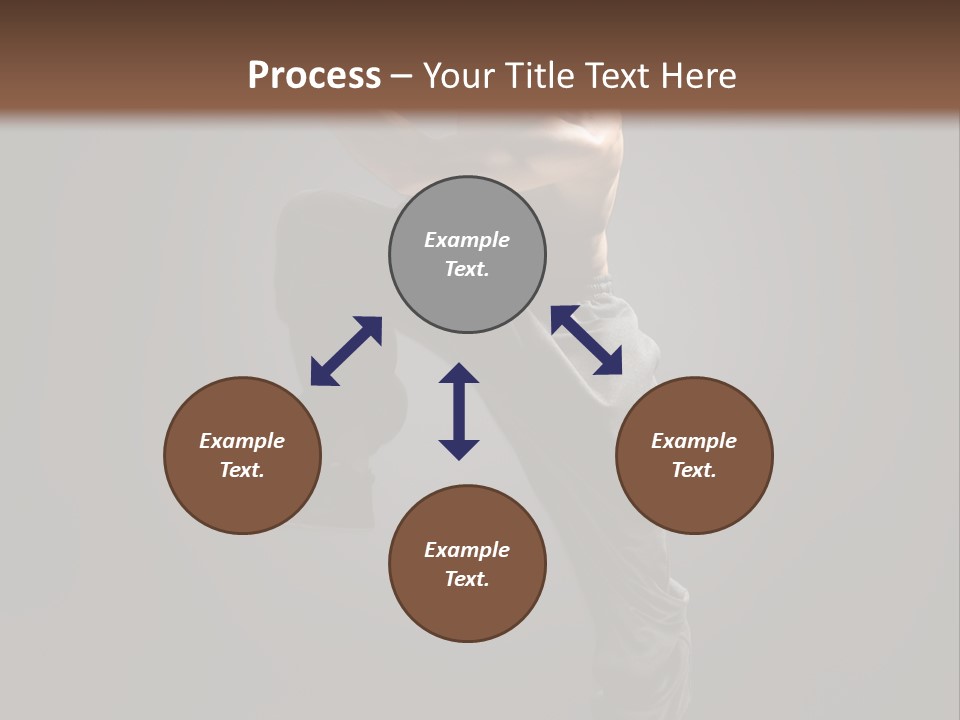 Vertical Active Boy PowerPoint Template