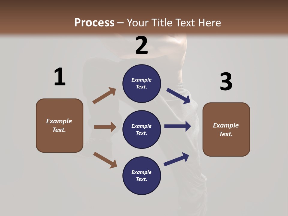 Vertical Active Boy PowerPoint Template