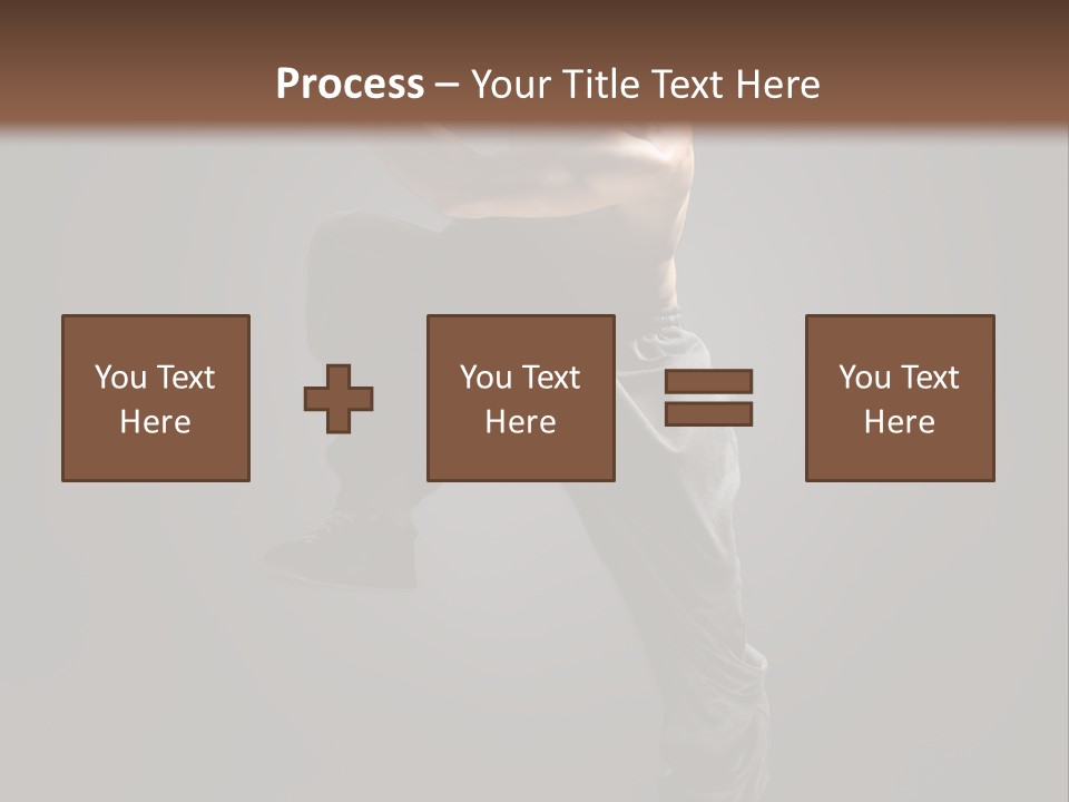 Vertical Active Boy PowerPoint Template