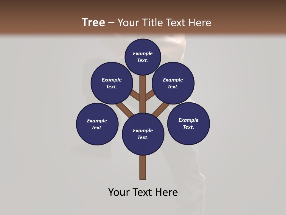 Vertical Active Boy PowerPoint Template