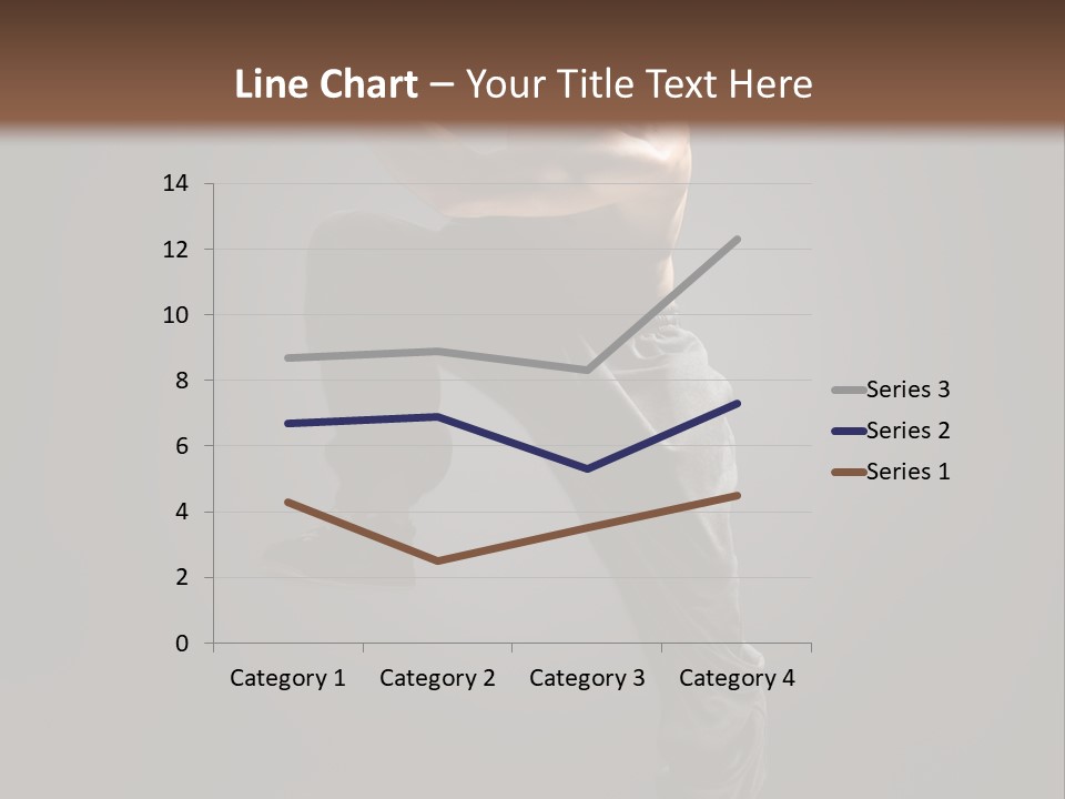 Vertical Active Boy PowerPoint Template