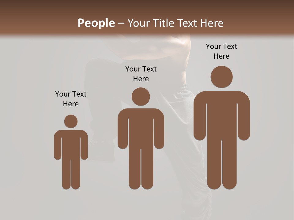 Vertical Active Boy PowerPoint Template