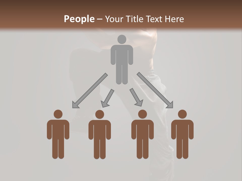 Vertical Active Boy PowerPoint Template