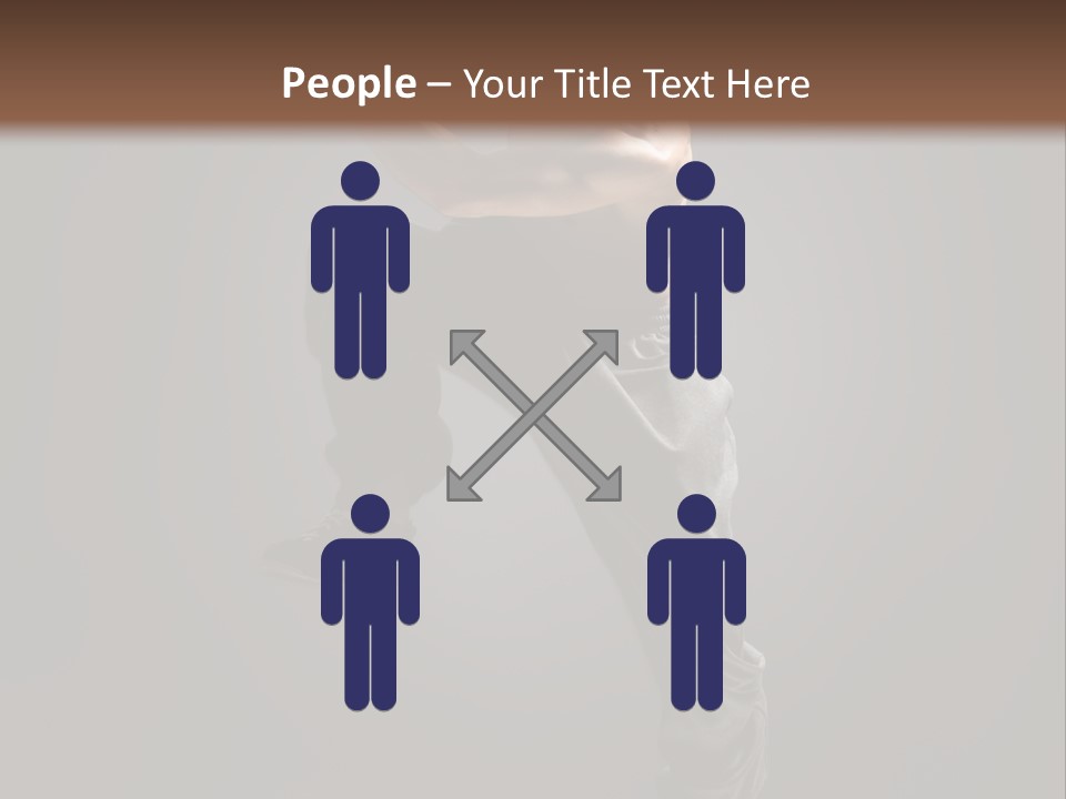 Vertical Active Boy PowerPoint Template