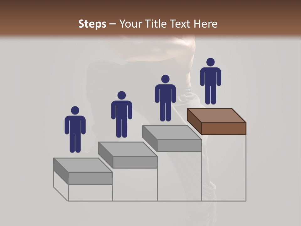 Vertical Active Boy PowerPoint Template