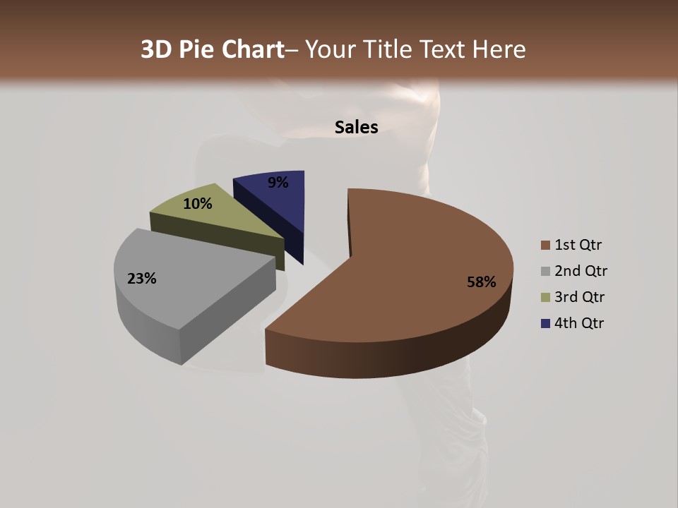 Vertical Active Boy PowerPoint Template