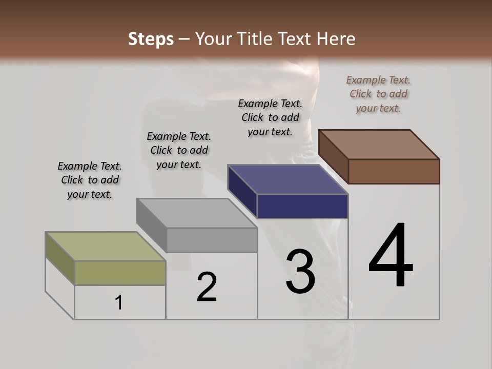 Vertical Active Boy PowerPoint Template