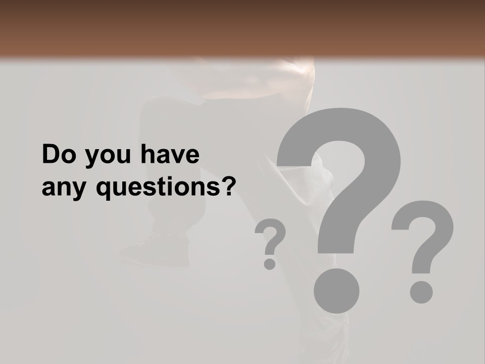 Vertical Active Boy PowerPoint Template