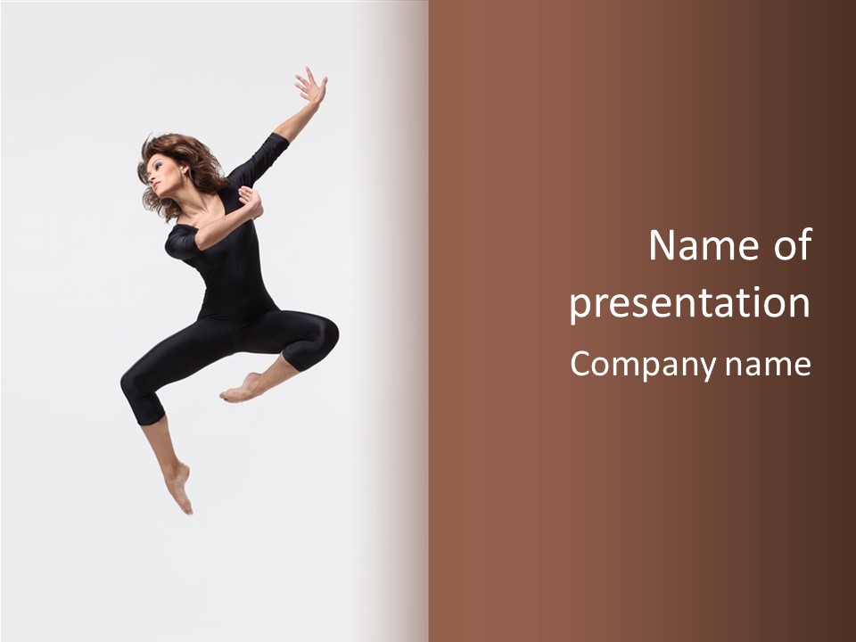 Action Posing Motion PowerPoint Template