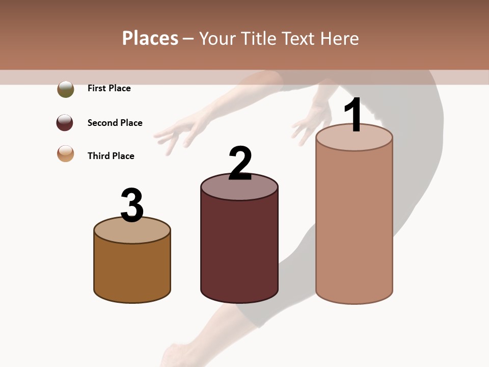 Stretching Lifestyle Performer PowerPoint Template