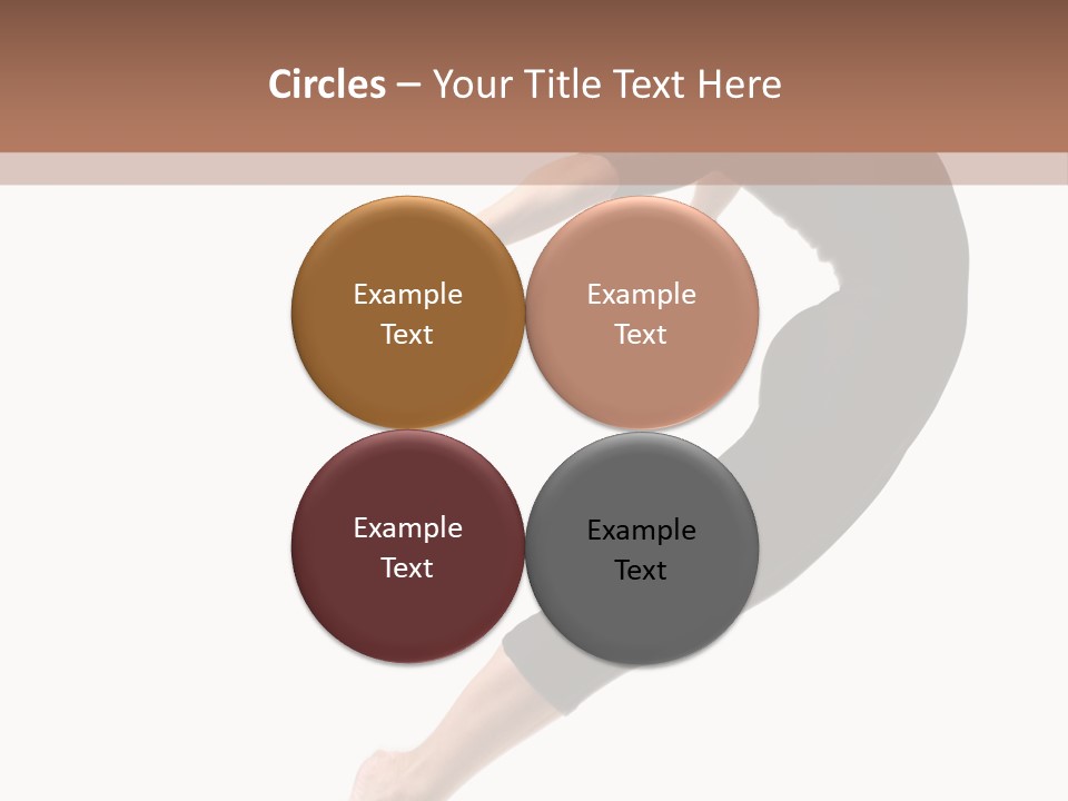 Stretching Lifestyle Performer PowerPoint Template