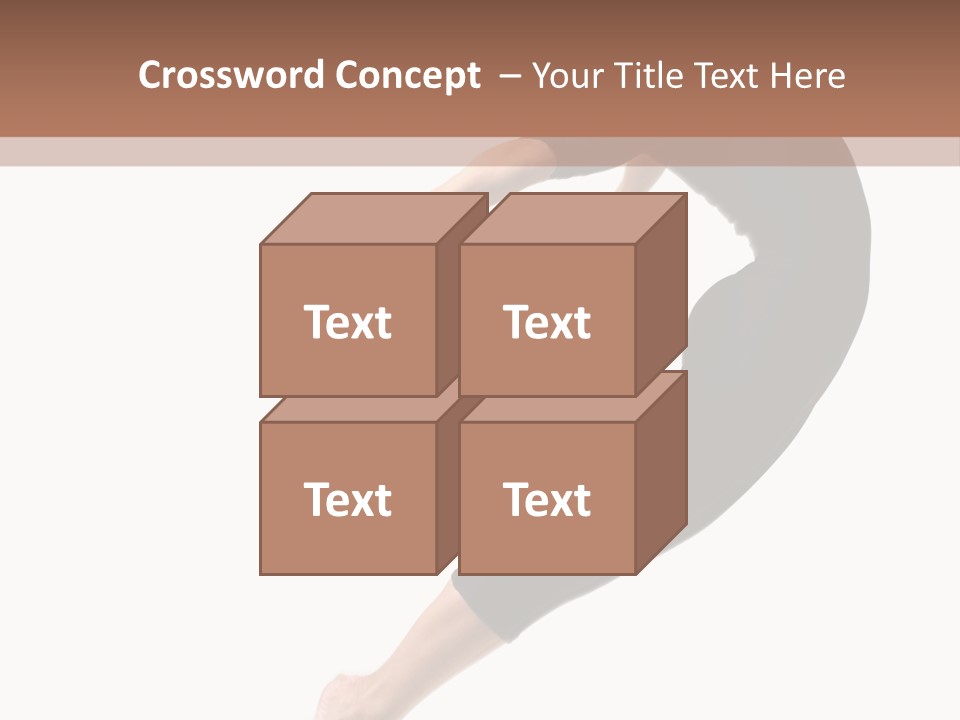 Stretching Lifestyle Performer PowerPoint Template