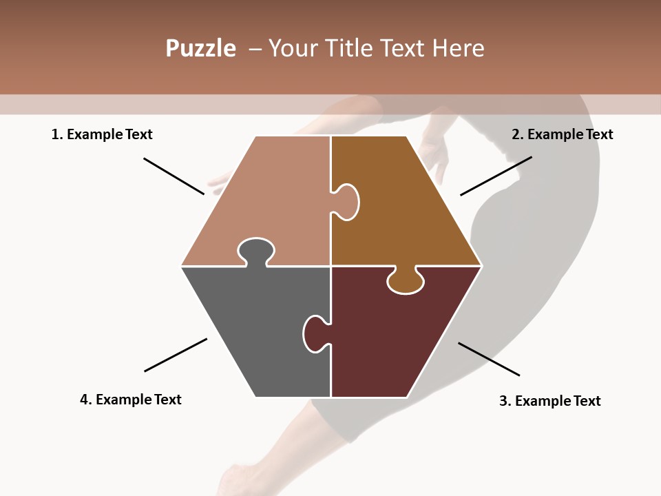 Stretching Lifestyle Performer PowerPoint Template