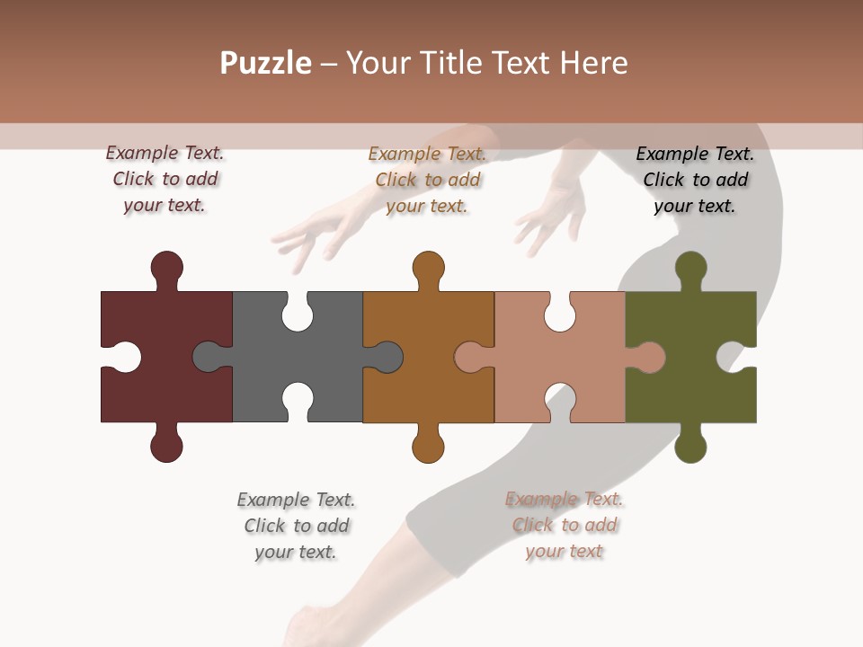 Stretching Lifestyle Performer PowerPoint Template