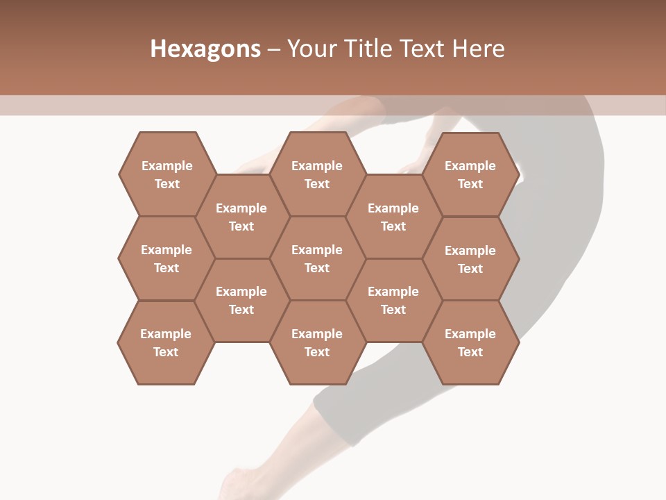 Stretching Lifestyle Performer PowerPoint Template