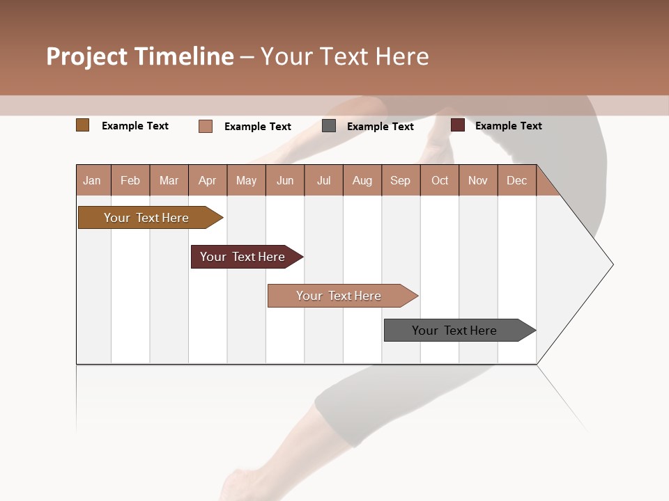 Stretching Lifestyle Performer PowerPoint Template