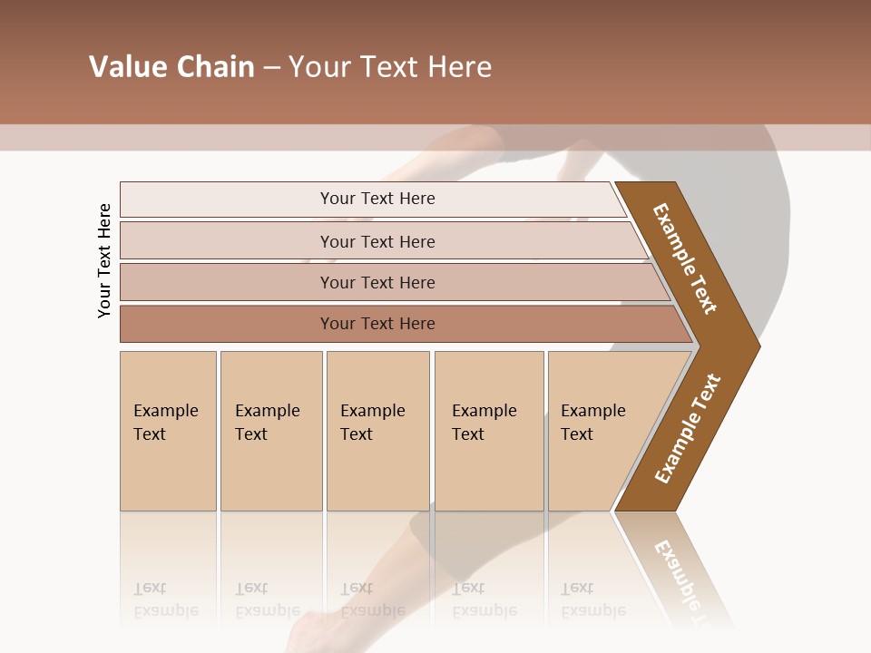 Stretching Lifestyle Performer PowerPoint Template