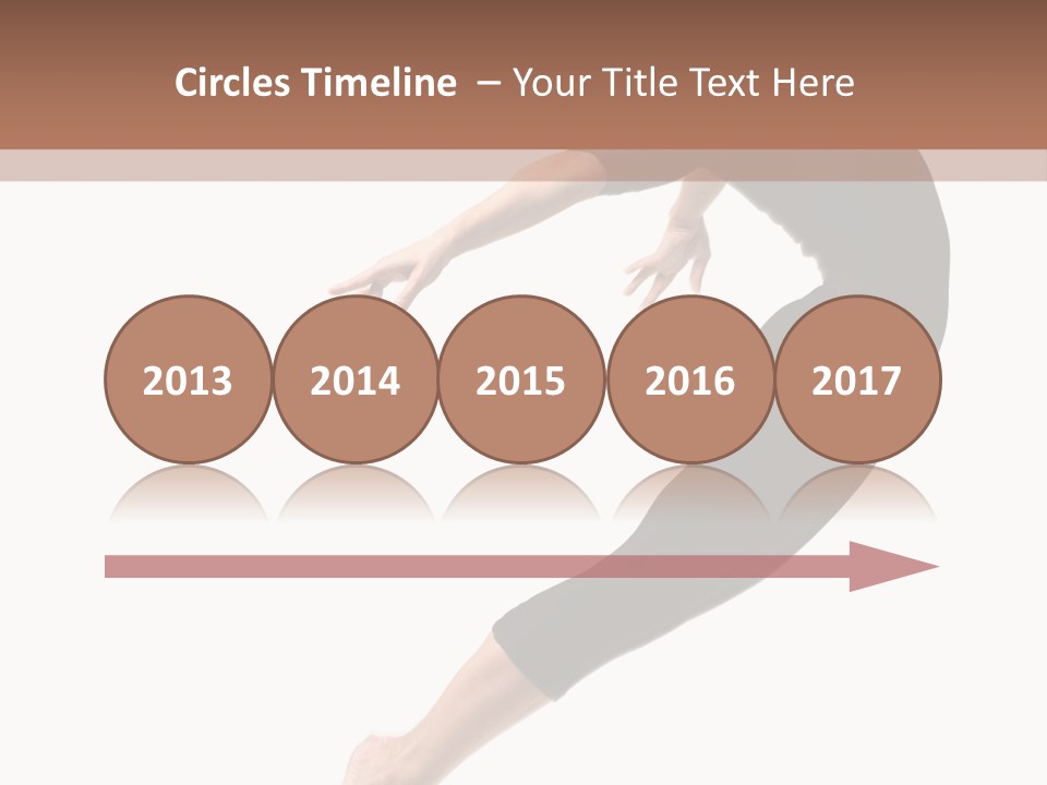 Stretching Lifestyle Performer PowerPoint Template