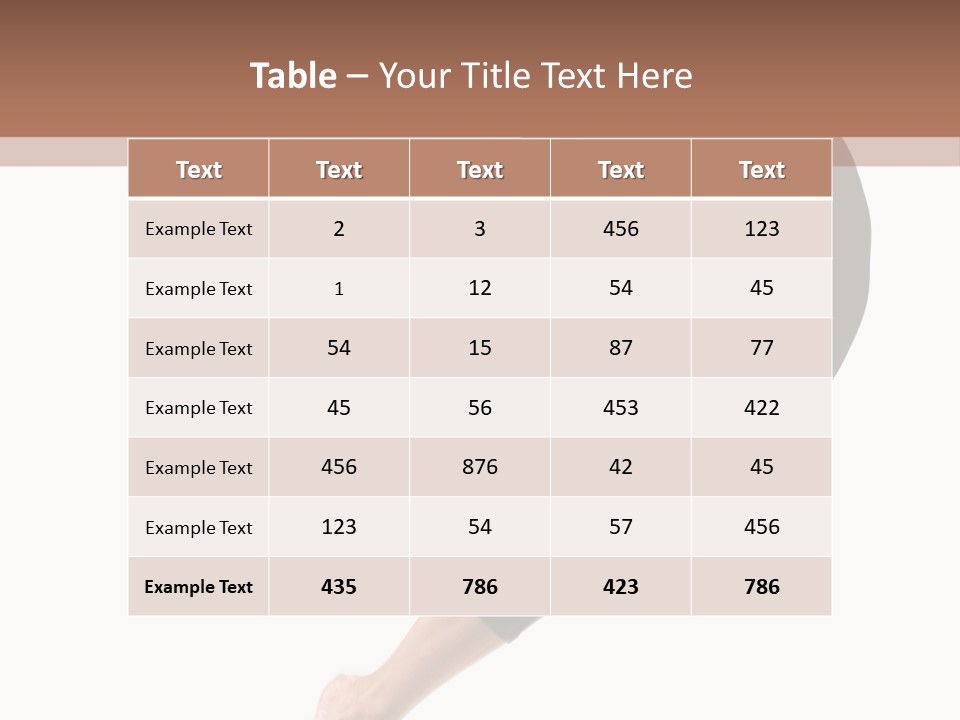 Stretching Lifestyle Performer PowerPoint Template