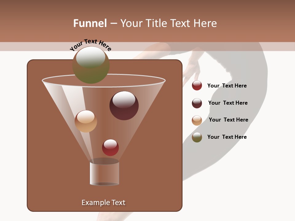 Stretching Lifestyle Performer PowerPoint Template