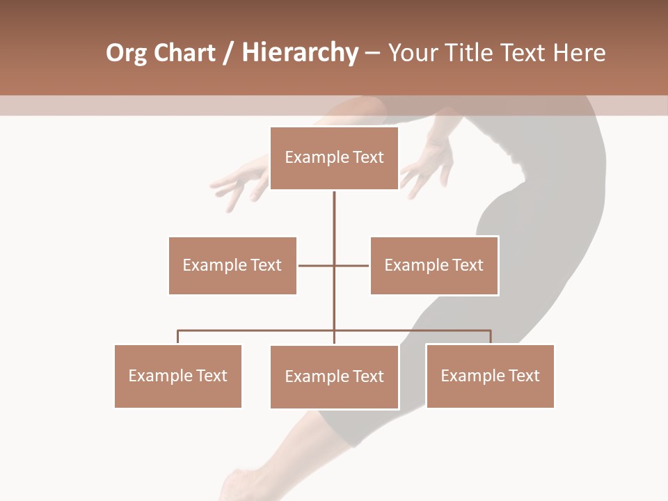 Stretching Lifestyle Performer PowerPoint Template