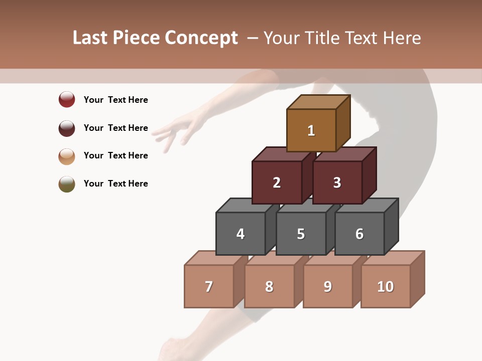 Stretching Lifestyle Performer PowerPoint Template