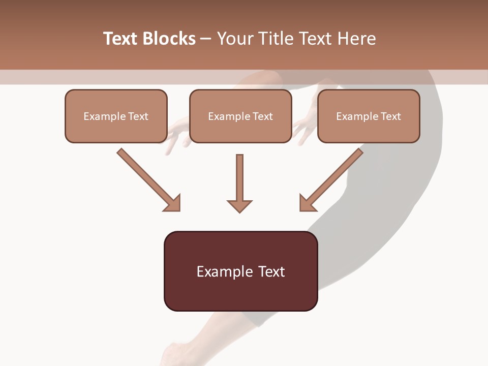 Stretching Lifestyle Performer PowerPoint Template
