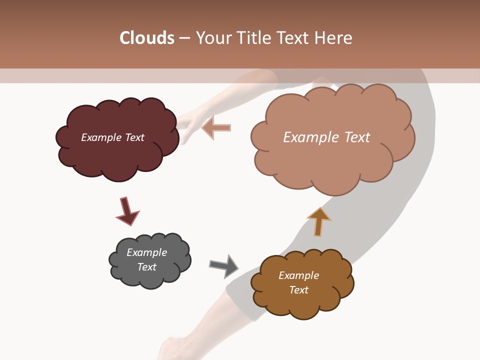 Stretching Lifestyle Performer PowerPoint Template