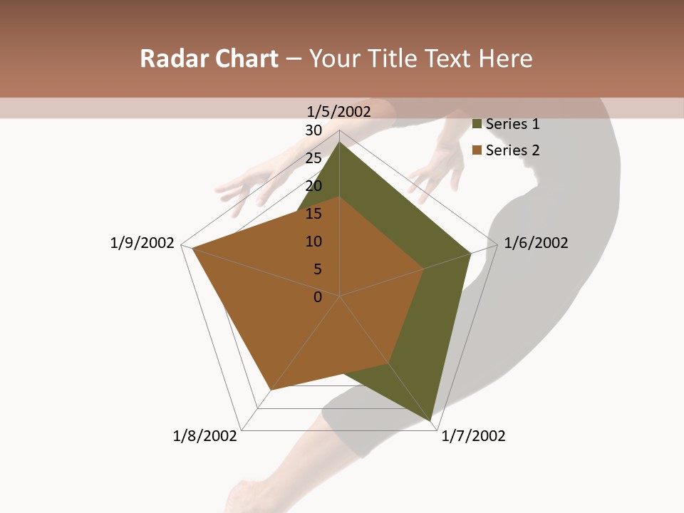 Stretching Lifestyle Performer PowerPoint Template