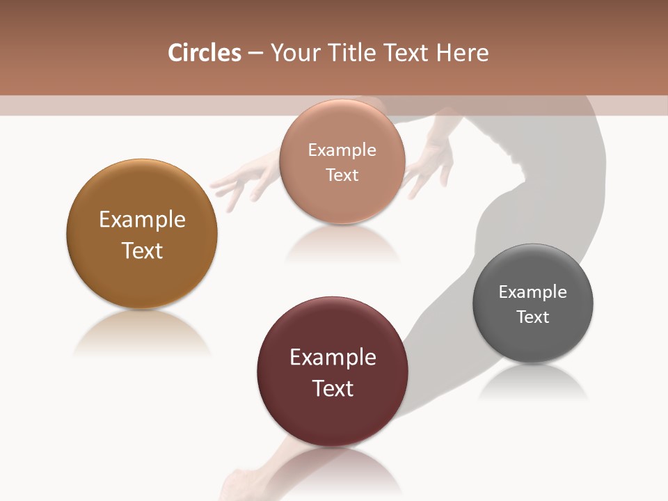 Stretching Lifestyle Performer PowerPoint Template