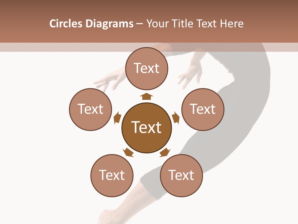 Stretching Lifestyle Performer PowerPoint Template