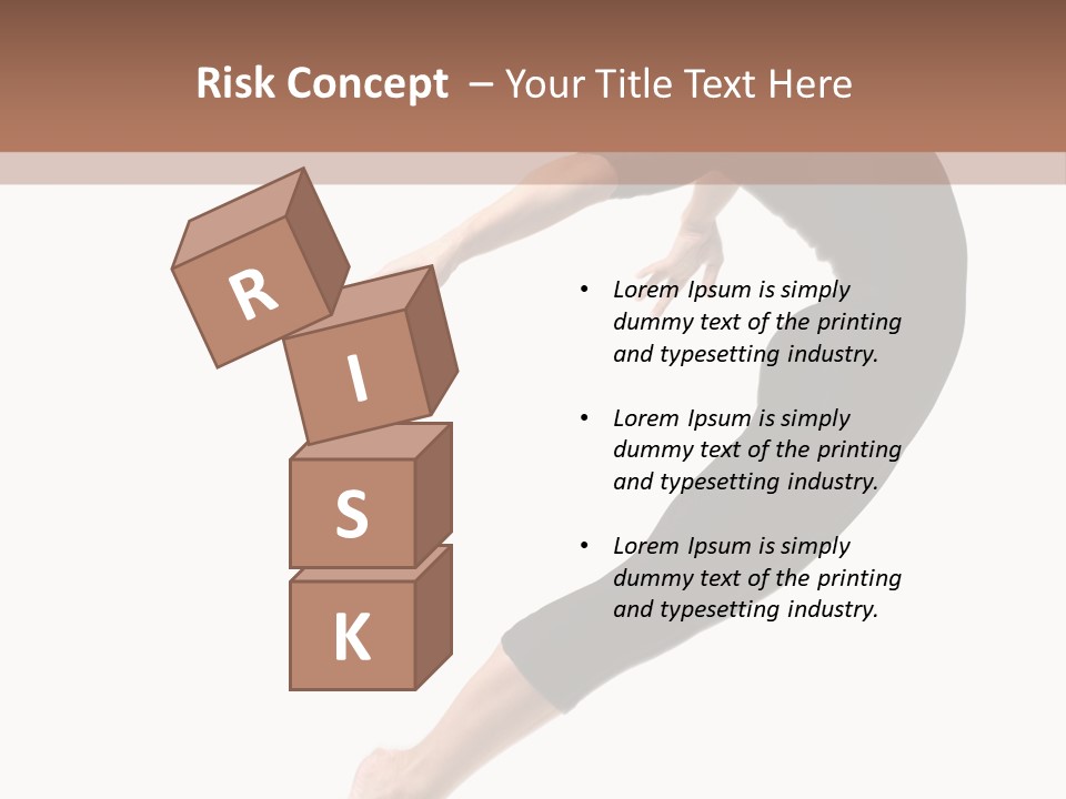 Stretching Lifestyle Performer PowerPoint Template