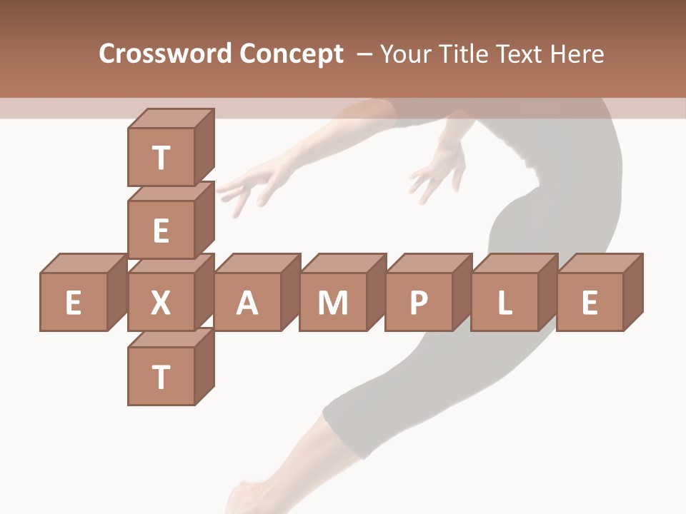 Stretching Lifestyle Performer PowerPoint Template