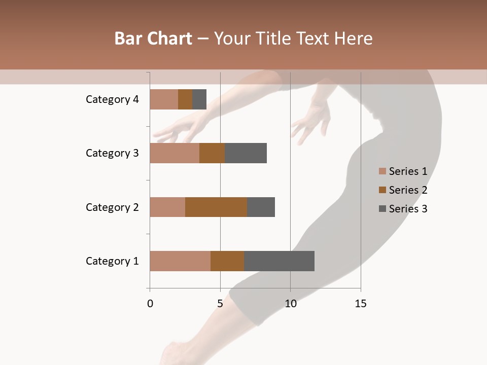 Stretching Lifestyle Performer PowerPoint Template
