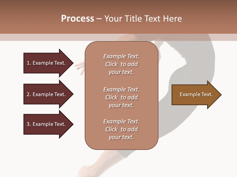 Stretching Lifestyle Performer PowerPoint Template