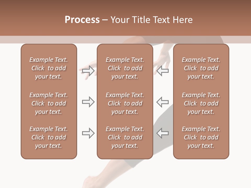 Stretching Lifestyle Performer PowerPoint Template