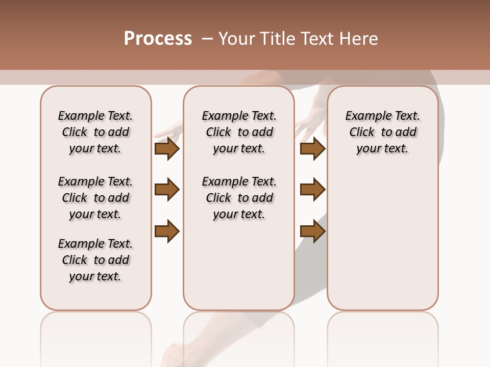 Stretching Lifestyle Performer PowerPoint Template