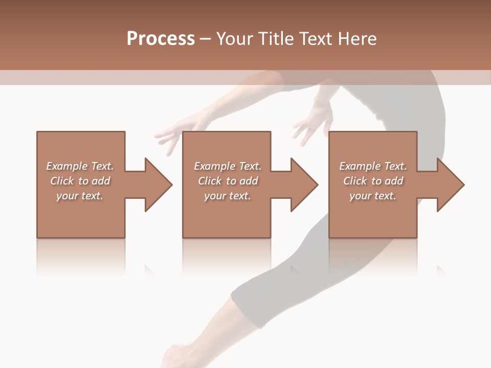 Stretching Lifestyle Performer PowerPoint Template