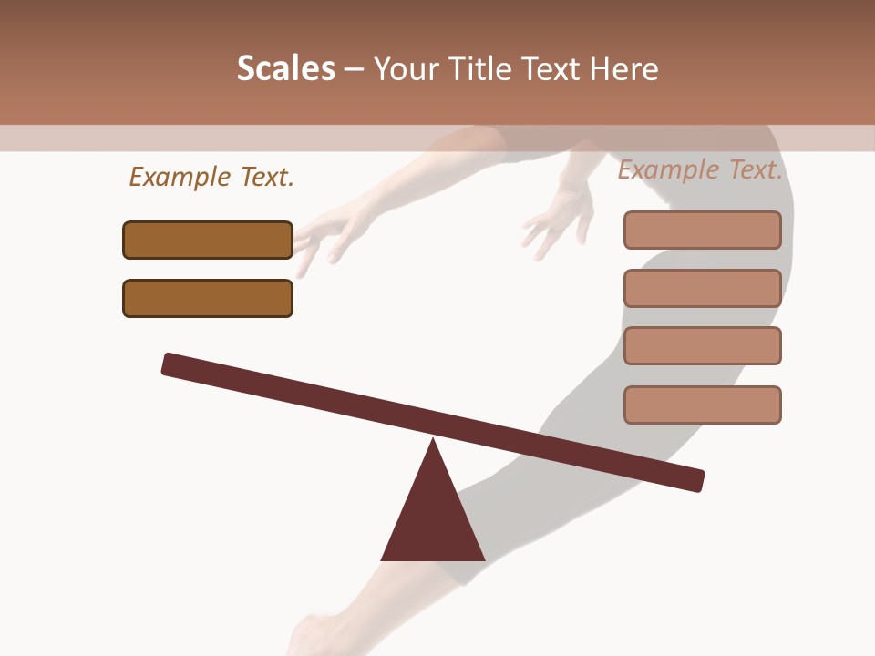 Stretching Lifestyle Performer PowerPoint Template