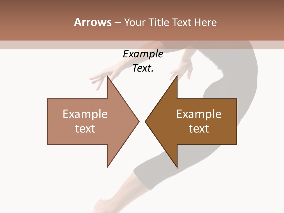 Stretching Lifestyle Performer PowerPoint Template