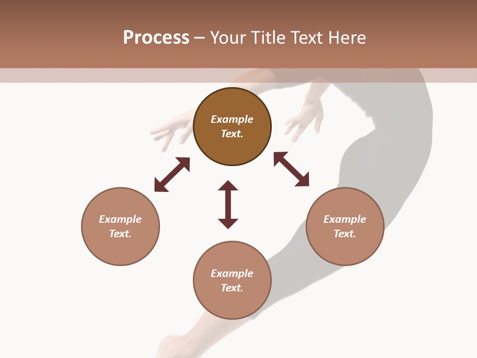 Stretching Lifestyle Performer PowerPoint Template
