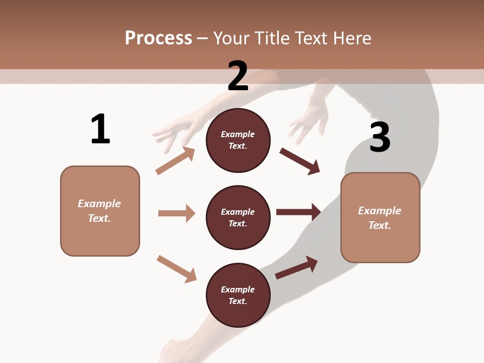 Stretching Lifestyle Performer PowerPoint Template