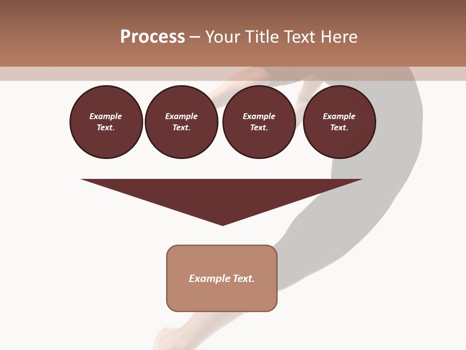 Stretching Lifestyle Performer PowerPoint Template