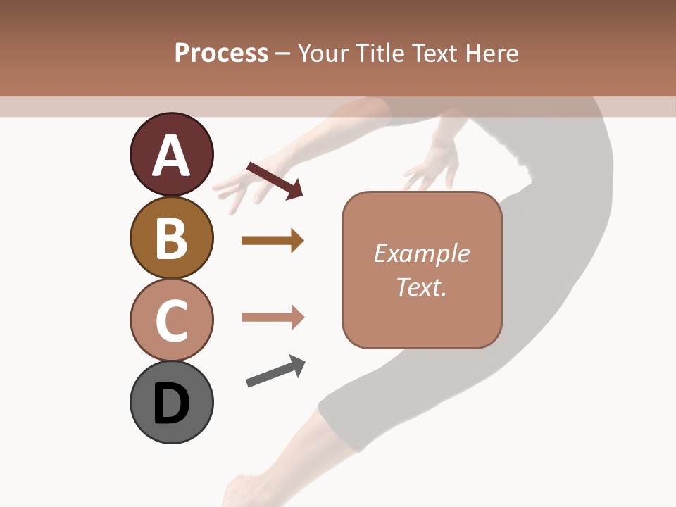 Stretching Lifestyle Performer PowerPoint Template