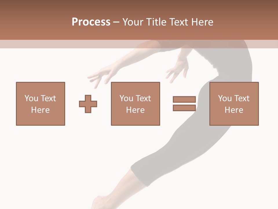 Stretching Lifestyle Performer PowerPoint Template