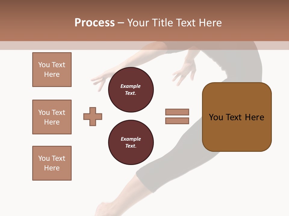 Stretching Lifestyle Performer PowerPoint Template